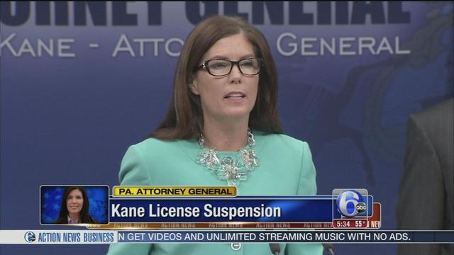 Kane's law licnse is temporarily suspended