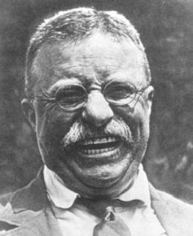 Theodore Roosevelt is born