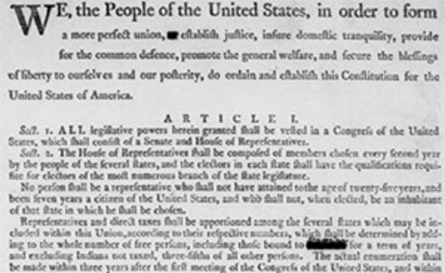 Draft of a Constitution