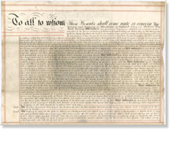 The Deed of Surrender, by which HBC returns control of Rupert’s Land to the Crown, comes into effect.