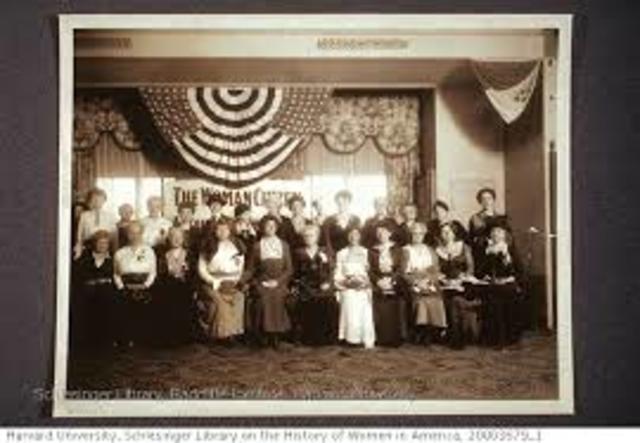 national american women sufferage movement