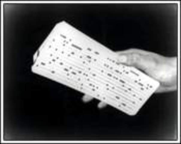 la primera tarjeta perforada