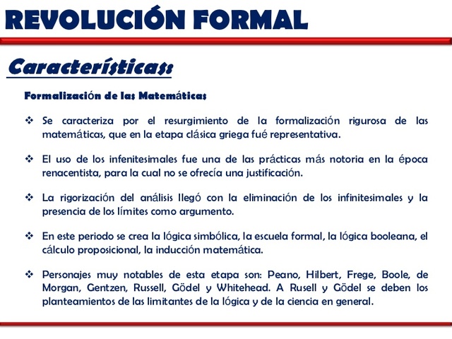 Formalizacíon de las matemáticas.