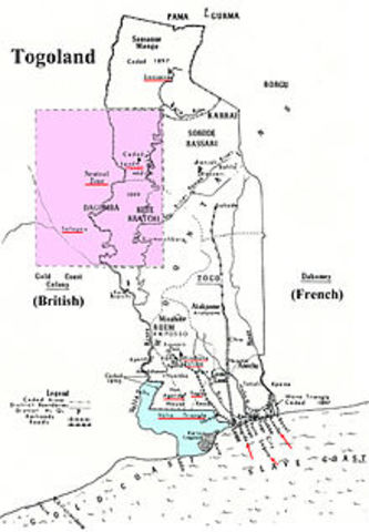Germany Gains Territory in the Togolands, Cameroons, and South West Africa