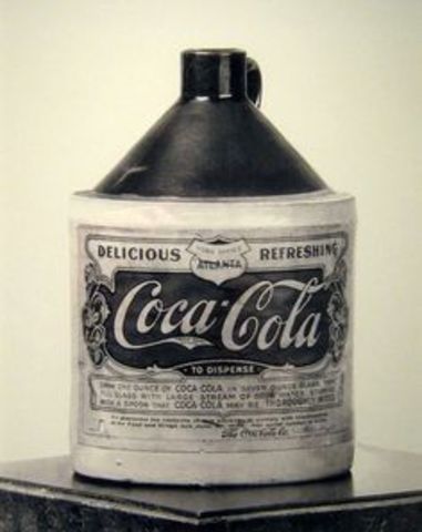 coca cola started to sold