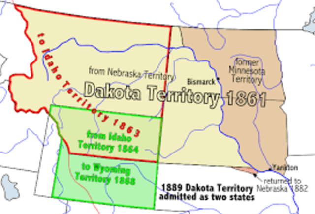 Roosevelt to leave for the Dakota Territory