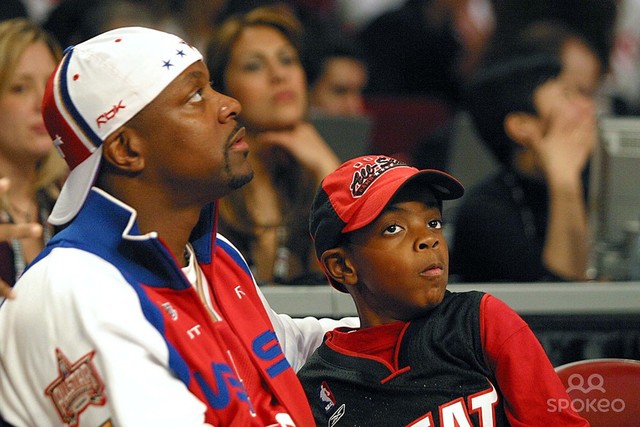 Loves NBA and His Son