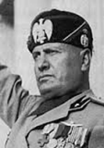 Mussolini as Prime Minister