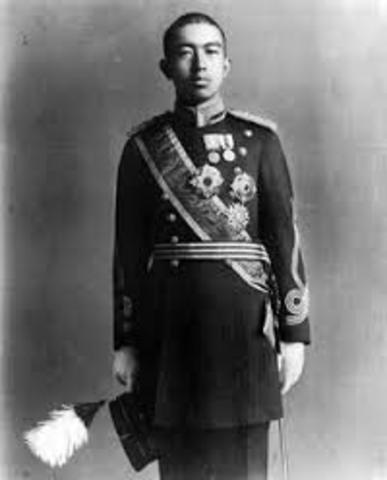 Hirohito became emperor