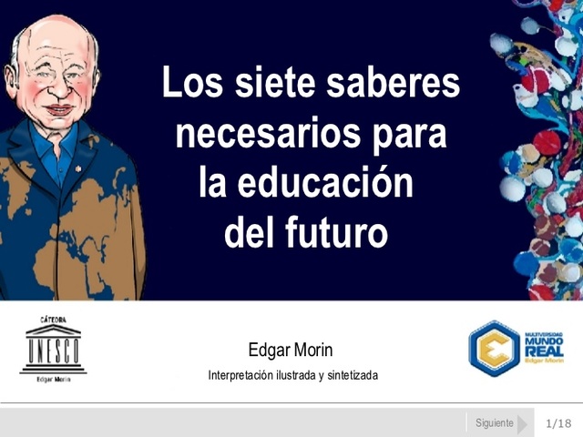 Los siete saberes necesarios para la educación del futuro de Edgar Morín