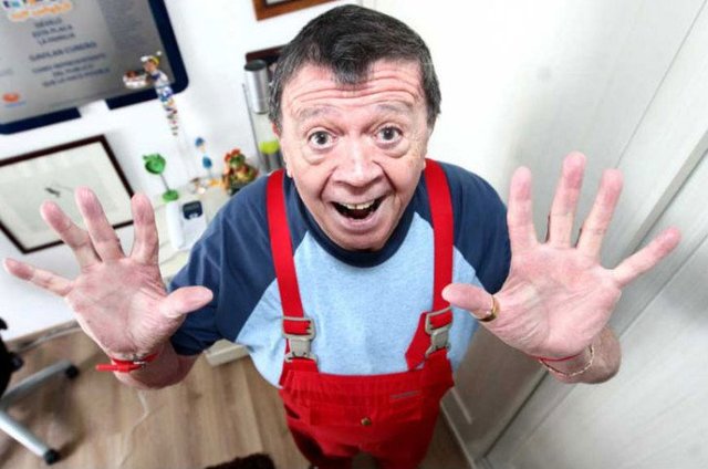 interpretó su papel en las películas El criado malcriado