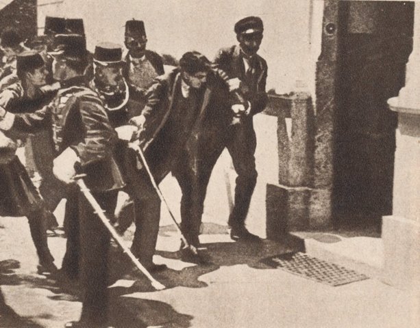 Gavrilo Princip is arrested