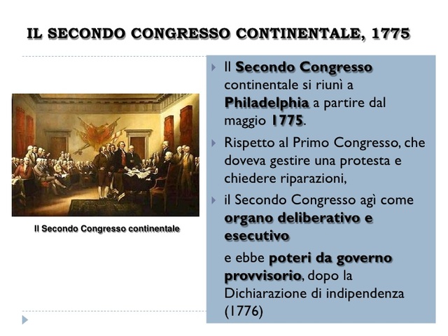 Secondo congresso continentale