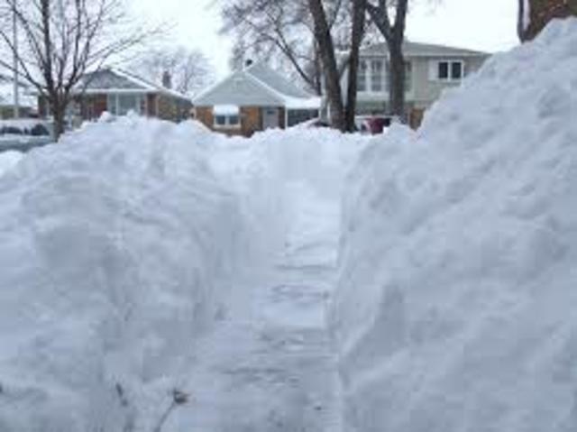 Blizzard in chicago