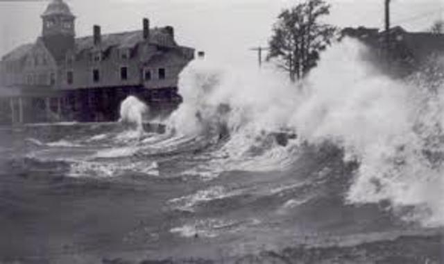 The Great New England Hurricane hits
