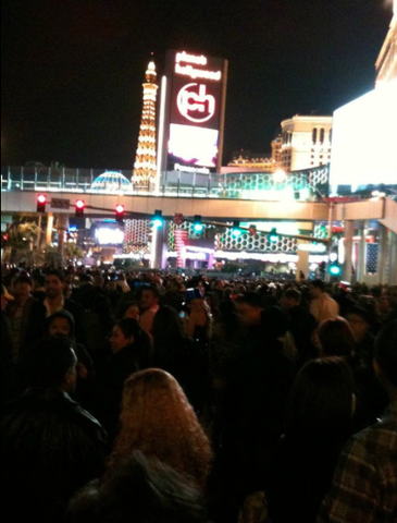 Año nuevo en Las Vegas