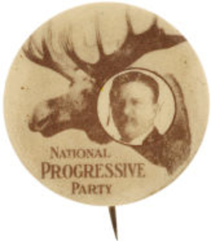 theodore rosevelt runs for president the bull moose party