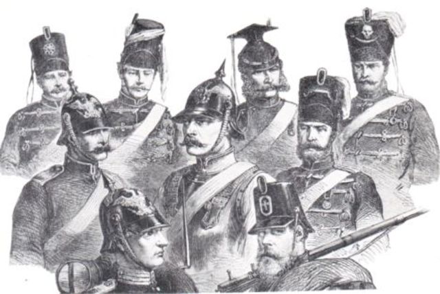 Prussian Troops Arrival