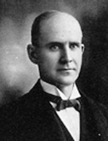 Eugene V. Debs was  an American union leader, one of the founding members of the Industrial Workers of the World, and five times the candidate of the Socialist Party of America for President of the United States who formed the American Railway Union.