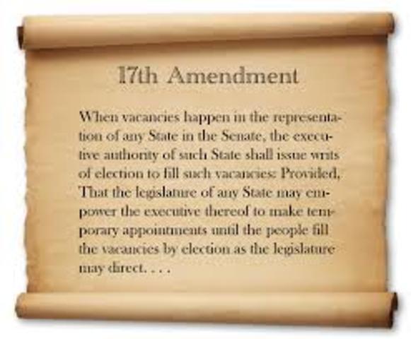 17th admendment