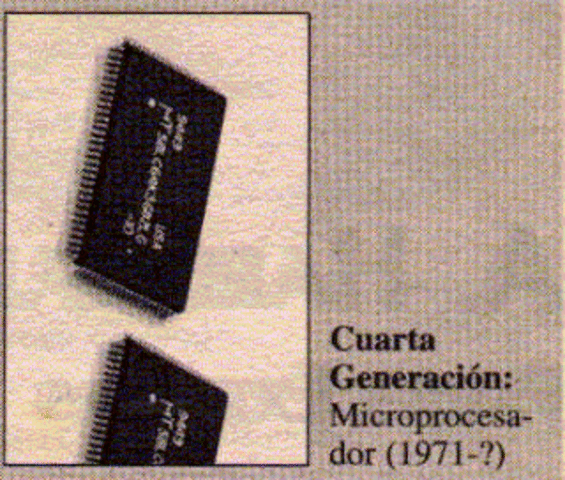 • Al 1988  Cuarta Generación (1971-1988)  Microprocesadores.