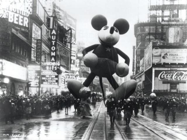 The first Macy's Thanksgiving Day Parade
