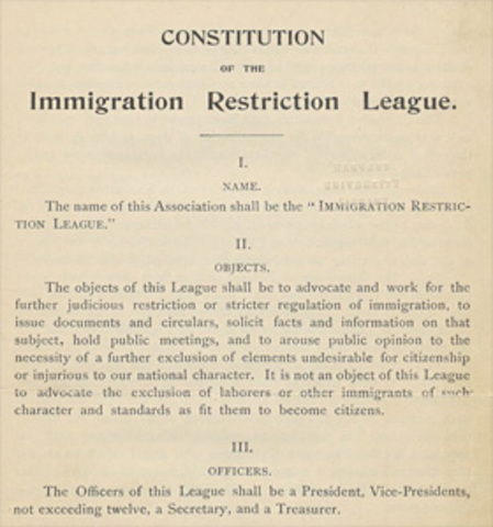 Immigration Restriction League