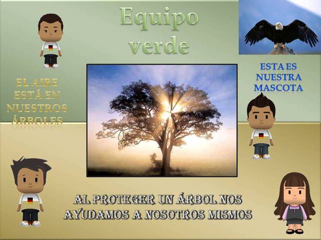 Creación de equipos y colage.