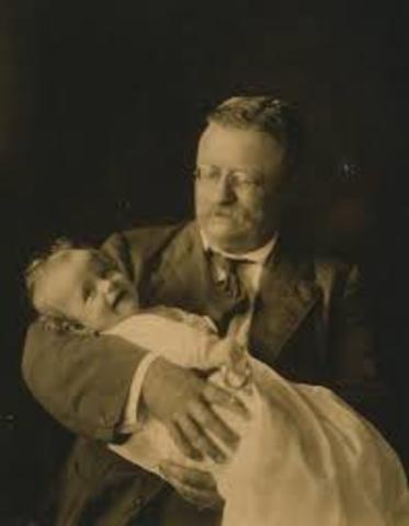 Theodore Roosevelt is born