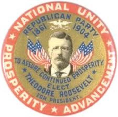 Theodore Roosevelt wins Full Term as President