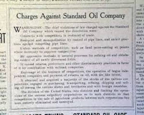 standard oil dissolved by supreme court