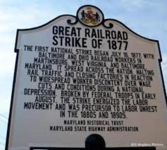 The great railroad strike