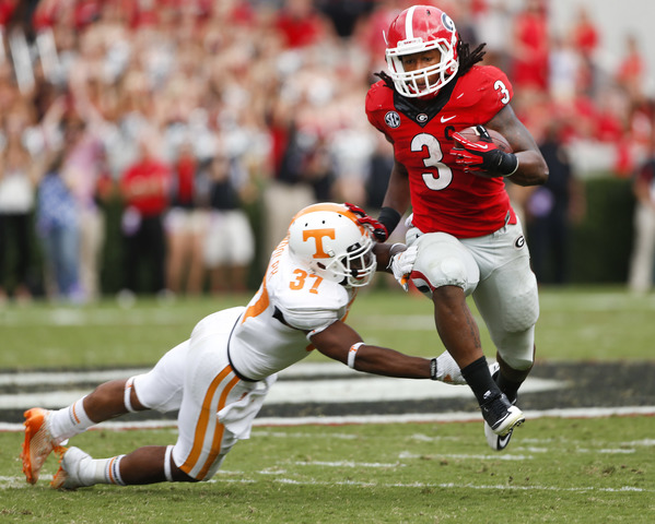 Todd Gurley's freshman year in college