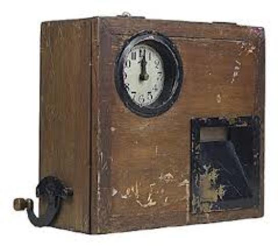 Created a clock made almost entirely out of wood