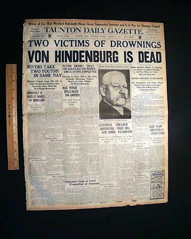 Hindenburg Dies
