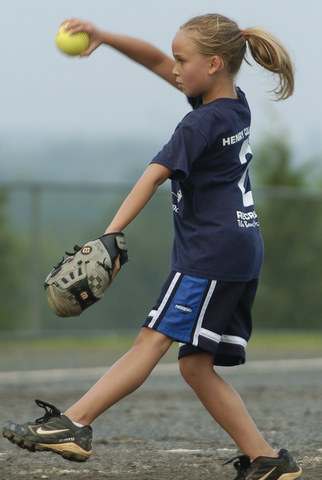 started playing softball