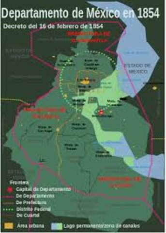 ampeacion de los limites del distrito federal