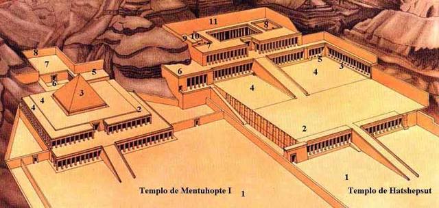 Templo de Mentuhotep en Deir el Bahari