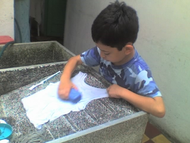 Aprendiendo a lavar