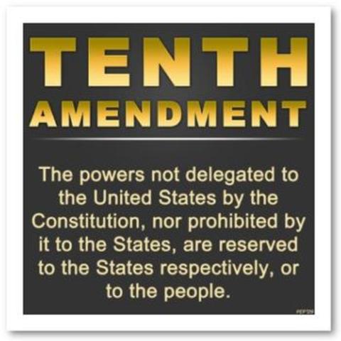 Tenth Amendment
