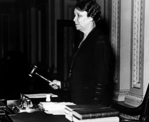 First Female United States Senator elected