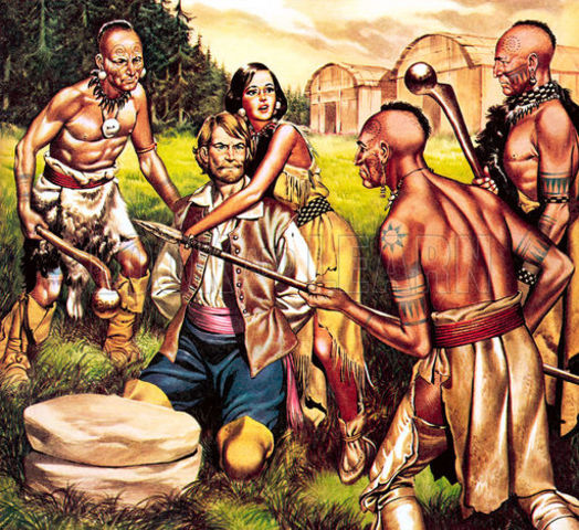 Pocahontas saved Captain John Smith from getting executed