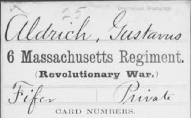 Jackson enlists in the revolutionary army