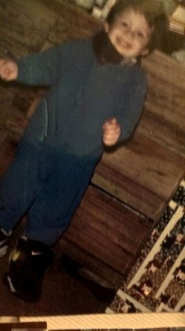 Probando nuevos tenis.