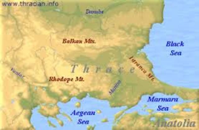 Byzantines get defeated in Thrace
