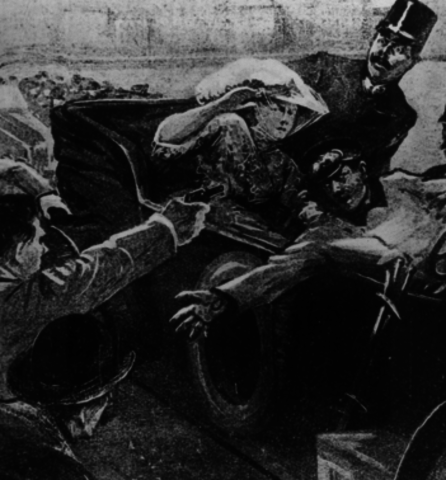 The Assassination of Archduke Franis Ferdinand and His Wife