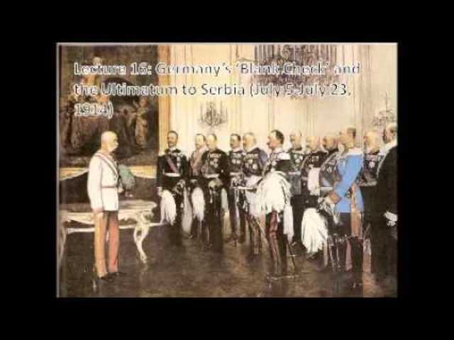 Germany gives Austria-Hungary blank check