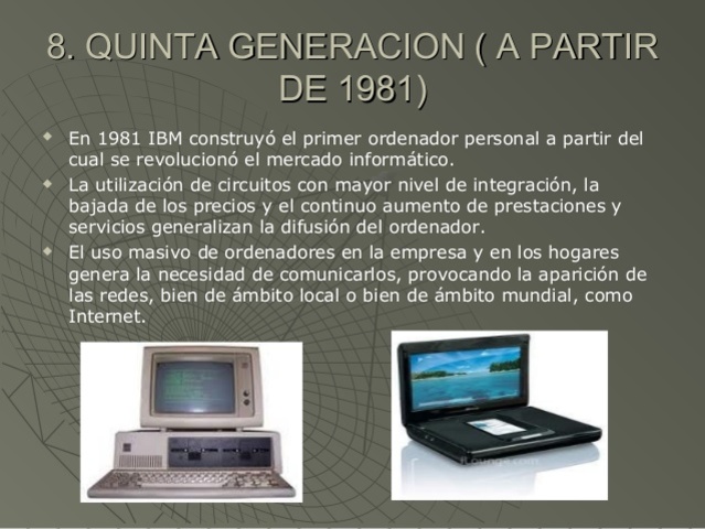 QUINTA GENERACION 1981