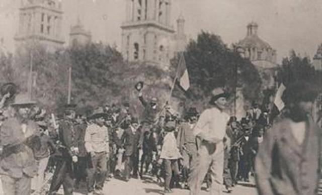 Revuelta en Ciudad de Mèxico