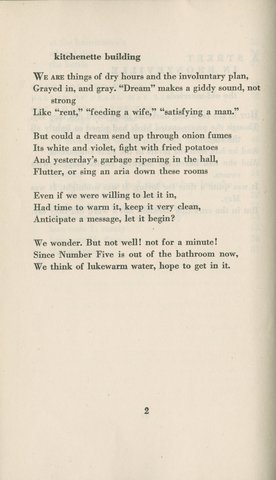 "kitchenette building"